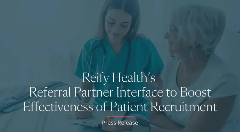 Text over an image of a nurse caring for a patient